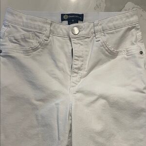 Democracy Women's High Rise White Jeans
